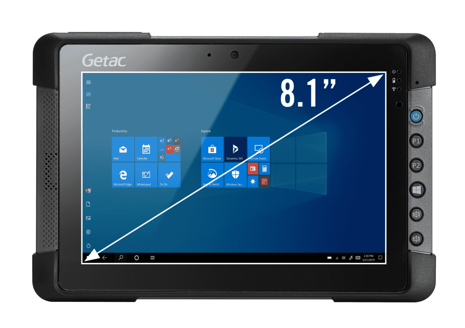 强固型工业平板 – Getac T800