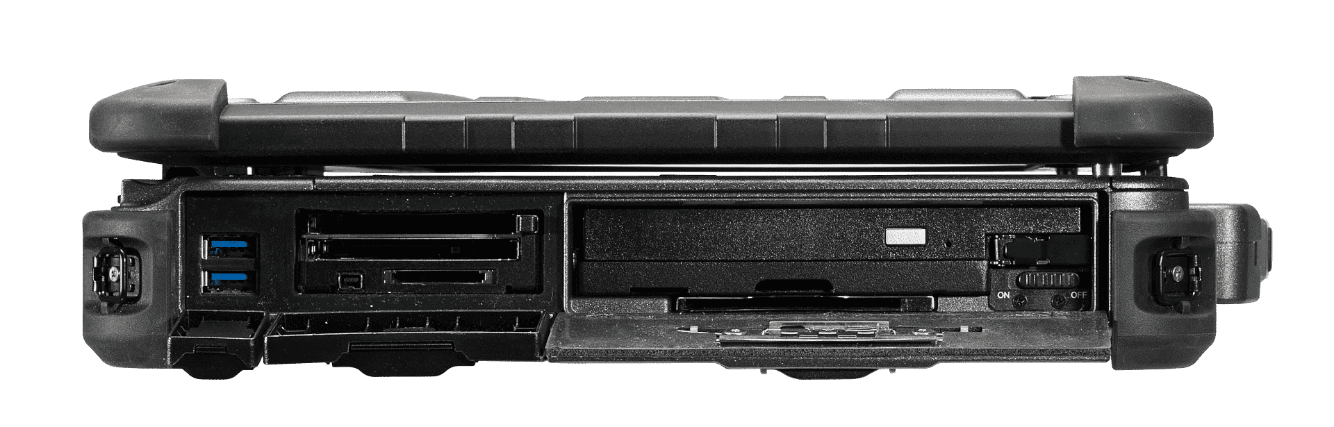 left side view of X500's ports